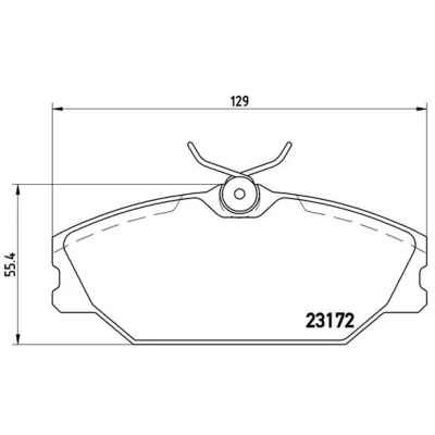 Afbeelding van Brembo Remblokset P 68 027