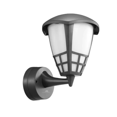 Afbeelding van Maclean Buitenlamp Wandlamp Muurlamp IP65 max 60W fitting E27 Grijs