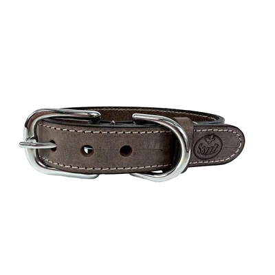 Afbeelding van Sazzz Halsband Hond Nomad Vintage Leer Bruin 27 33X2 CM