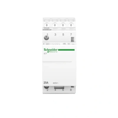 Afbeelding van Schneider electric magneetschakelaar ac ict 4no 25a 220 240v 50hz a9c20834
