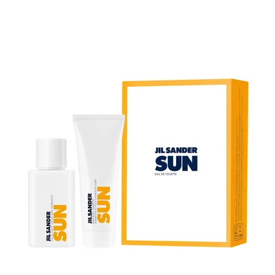 Afbeelding van Jil Sander geschenkset Sun Woman eau de toilette 75 ml + showergel