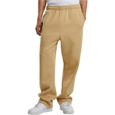 Afbeelding van Build Your Brand Heren sportbroek Fluffy Trackpants, casual joggingbroek in loose fit, maten S 5XL, Unionbeige, 4XL
