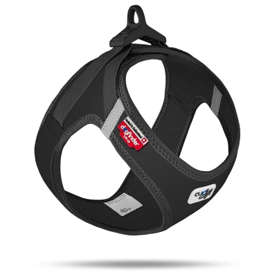 Afbeelding van Curli Clasp Vest Harness Air Mesh Zwart Hondentuig 30.2 33.8 cm