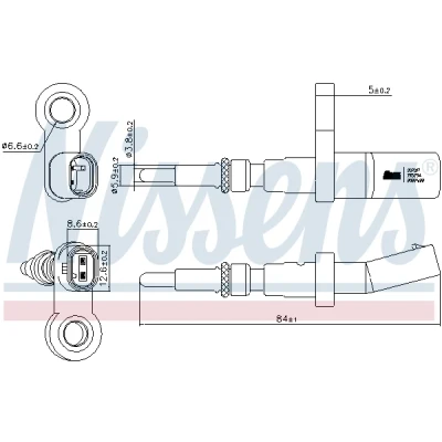 Afbeelding van Temperatuursensor NISSENS 207017