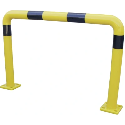 Afbeelding van VISO TPX 1275 NJ Rambeveiligingsbeugel polyurethaan zwart/geel (Ø x h) 80 mm 750