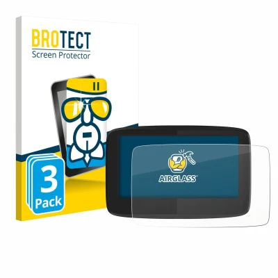 Afbeelding van BROTECT Screenprotector voor TomTom GO 620 Folie Beschermfolie Beschermglas transparant (3 Stuks)