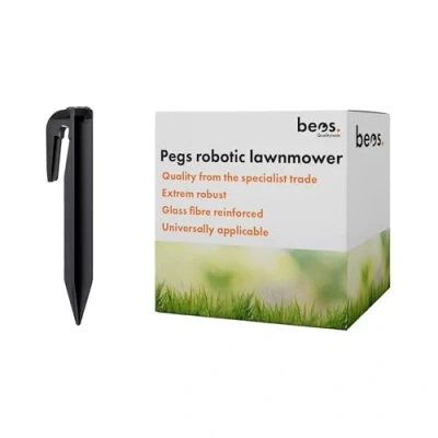 Afbeelding van BEOS® PREMIUM Grondpennen voor grensdraad van robotmaaiers 250 met glasvezel versterkte grondhaken Universeel compatibel gazonrobots Worx, Gardena, Husqvarna, Bosch