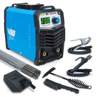 Afbeelding van Elektrode lasapparaat Elektrodelasapparaat inverter ARC Welder Instapmodel Elektrisch 200A Set ARC200K van Vector Welding