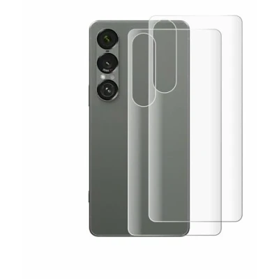 Afbeelding van BROTECT Screenprotector voor Sony Xperia 1 VII (Achterkant) Folie Beschermfolie transparant volledig dekking (2 Stuks)
