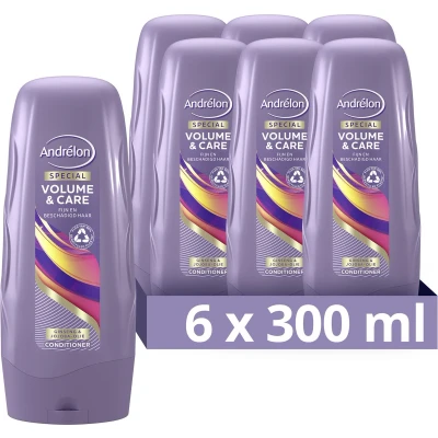 Afbeelding van 6x Andrélon Intense Conditioner Volume &amp; Care 300 ml