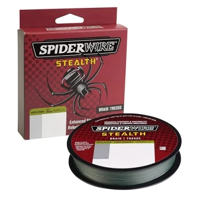 Afbeelding van Spiderwire Stealth Braid, mosgroen, 50 g