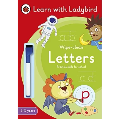 Afbeelding van Letters: A Learn with Ladybird Wipe Clean Activity Book 3 5 years: Ideal for home learning (EYFS)