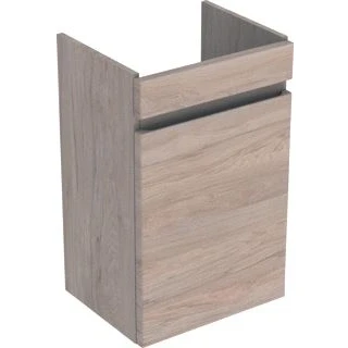 Afbeelding van Geberit Renova Plan fonteinonderbouwkast met deur, licht noten hickory
