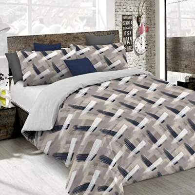 Afbeelding van Fantasy Italian Bed Linnen dekbedovertrek, kleine dubbele, microvezel, penseelstreken