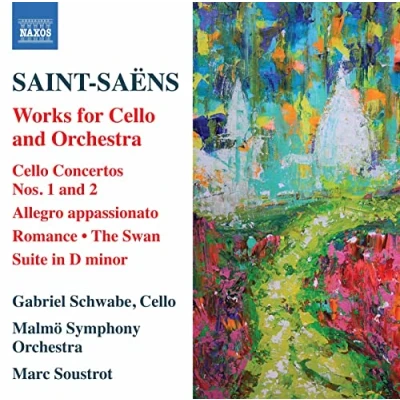 Afbeelding van Schwabe, Malmö Symphony Orchestra, Marc Soustrot Saint Saëns: Works For Cello And Orchestra (CD)
