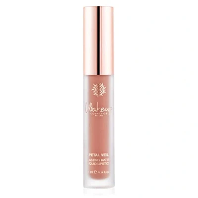 Afbeelding van Wakeup Cosmetics Petal Veil Liquid Lipstick, Rossetto opaco a lunga tenuta, effetto no transfer, Colore Nude Peach