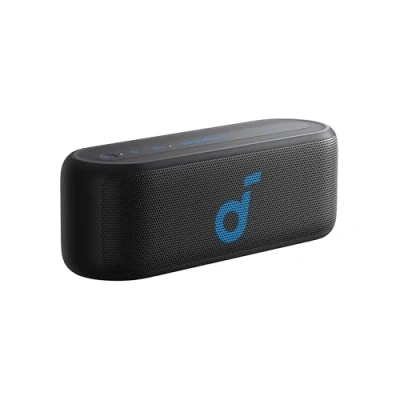 Afbeelding van soundcore door Anker Select 2S Bluetooth luidspreker, draagbare luidspreker met 20W stereogeluid, BassUp, aangepaste EQ, draadloze stereoppeling, 16H speeltijd en IPX7 waterdicht voor thuis