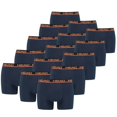Afbeelding van 15 x HEAD Boxershort Orange/Peacoat maat XXL
