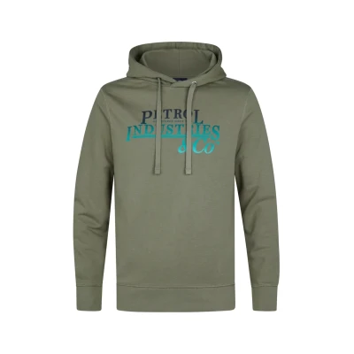 Afbeelding van Petrol Industries Artwork Superior Hoodie, Heren, Maat: Large, Mossy stone