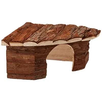 Afbeelding van CROCI Houten Hoekhuis, 42 x 15 30 cm