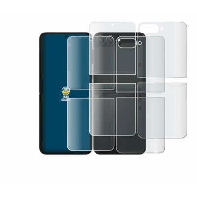 Afbeelding van BROTECT Screenprotector voor Samsung Galaxy Z Flip 7 FE (Voor+Achter) Folie Beschermfolie matte volledig dekking (2 Stuks)
