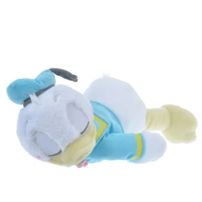 Afbeelding van Disney Store Official Sleeping Donald Duck Large Soft Toy, 45cm / 18&quot;, Cute Ducky Plush, Suitable from Birth, 0+