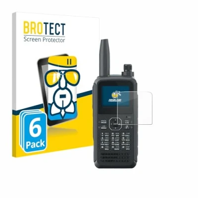 Afbeelding van BROTECT Screenprotector voor Kenwood TH D75E D Star Folie Beschermfolie Beschermglas transparant (6 Stuks)