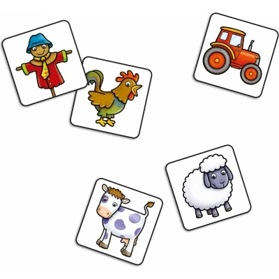 Afbeelding van Orchard Toys Old Macdonald Lotto Boerderij geheugenspel leer over het boerderijleven vanaf 2 jaar