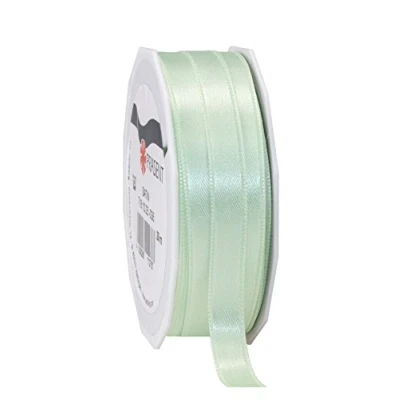 Afbeelding van Pressent cadeaulint, polyester, mintgroen, 25 m spoel 10 mm