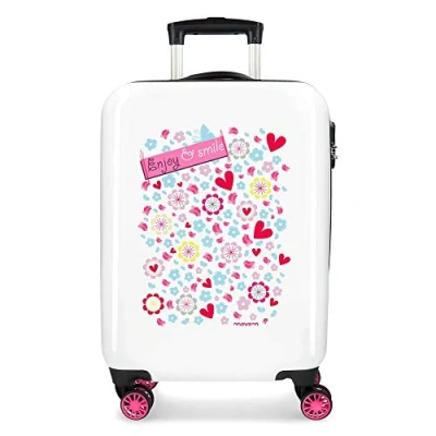 Afbeelding van MOVOM Happy Time kinderbagage 55 centimeter 32 meerkleurig (multicolor), Geniet en glimlach, centimeters, cabinekoffer