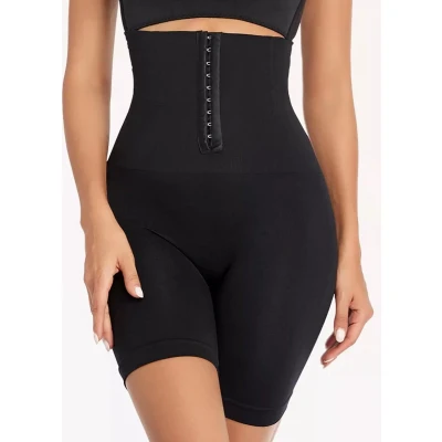 Afbeelding van Shapewear dames Corrigerend ondergoed hemd Waist trainer Corset Korset Buik Zwart Size M