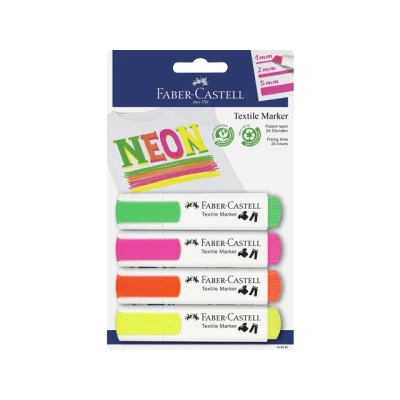 Afbeelding van Textielmarker FC Neon set op blister