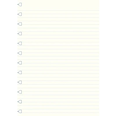 Afbeelding van Filofax Notitieblokpapier A4 Wit 32 Vellen