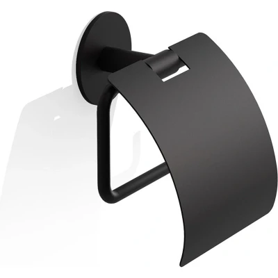 Afbeelding van WC rolhouder Decor Walther Basic TPH4 Black Matt