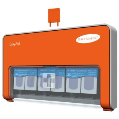 Afbeelding van Pleisterdispenser EasyAid met 90x detecteerbare pleisters. 60x Watervast &amp; 30x Elastische pleisters