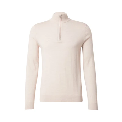Afbeelding van Selected Homme HALF ZIP Trui, Heren, Maat: Small, Oatmeal