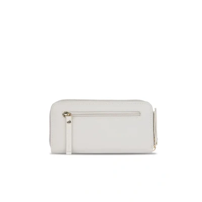 Afbeelding van bugatti Ella Zip Around Wallet L Beige Saffiano
