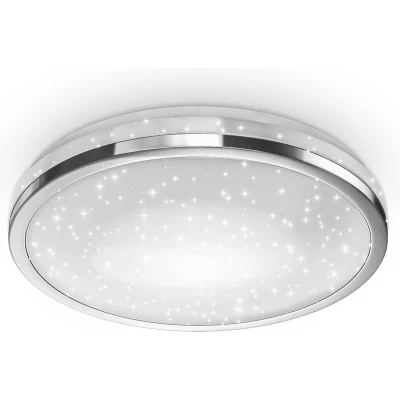 Afbeelding van B.K.Licht Decorative LED Plafondlamp sterrenhemel effect kinderkamer lamp Ø32.9cm 4.000K 1.500Lm 15W