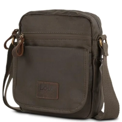 Afbeelding van Lois Crossbody Bag Heren, Schoudertas Dames, Schoudertas, Shoulder Man, Stijlvol en Veelzijdig 307821, Bruine