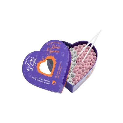 Afbeelding van Tease &amp; Please Hart Vol Lust Liefde Paars Erotisch Bordspel