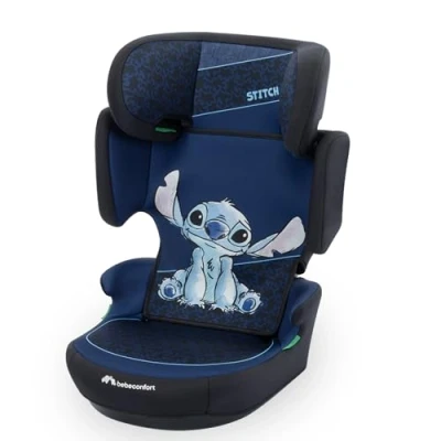 Afbeelding van Bebeconfort Disney RoadSafe i Size, kinderautostoel, 3,5 12 jaar (100 150 cm), Stitch autostoel, inklapbare installatie met gordel, 14 hoofdsteunposities, Authentic
