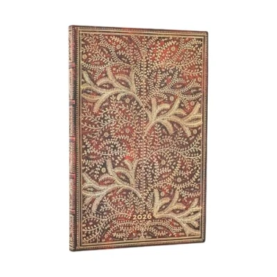Afbeelding van 2026 Wildwood (Tree of Life) Maxi 12 month Horizontal Softcover Flexi Dayplanner (Elastic Band Closure)