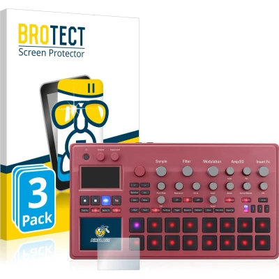 Afbeelding van BROTECT Screenprotector voor KORG electribe Sampler Folie Beschermfolie Beschermglas transparant (3 Stuks)