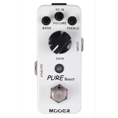 Afbeelding van MOOER Pure Boost Booster pedaal 20 dB eq 2 banden