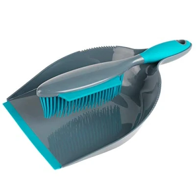 Afbeelding van Beldray Pet+ Dustpan borstel rubberen set vloerveger met scraper compact ontwerp