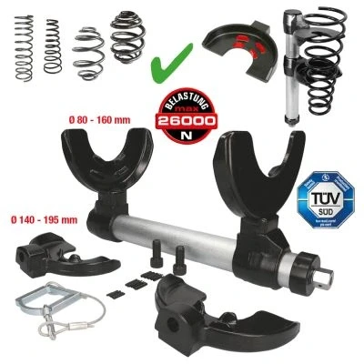 Afbeelding van KS Tools 500.8400 Universele veerklemset, 6 delig