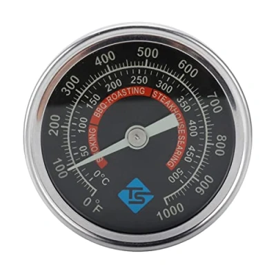 Afbeelding van Vleesthermometer, houtskoolgrill, Pit Smoker, Temp Gauge grill, thermometer, slijtvaste grilltemperatuurthermometer voor het koken van vlees, grillen, houtskool Lingjiong
