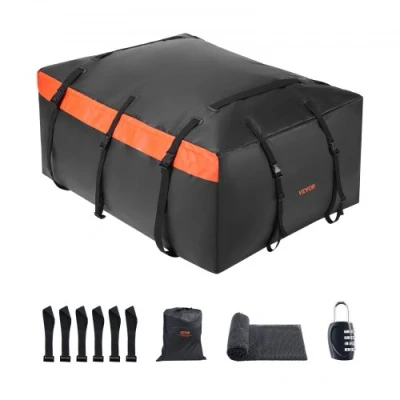 Afbeelding van VEVOR Auto Dakdrager Tas Daktas 20 Kubieke Voet 840D PVC Dakkoffer