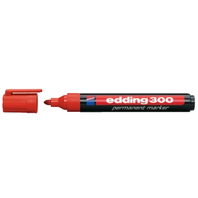 Afbeelding van Edding 300 permanent marker rood (1,5 3 mm rond)