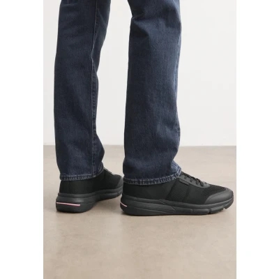 Afbeelding van Tommy Hilfiger Lightweight Modern Runner Sneakers laag, Heren, Maat: 42, Black Textiel/ synthetisch
